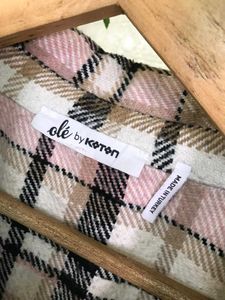 Pink Plaid Shacket warm