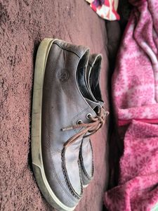 Brown Leather Casual Shoes