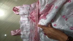 Pink &amp; White Party Dress