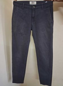 Men's Dark Wash Chinos - Blue