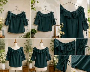 Chic Off-Shoulder Ruffled Top