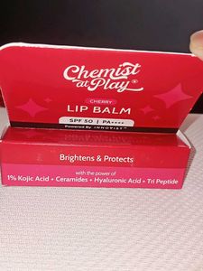 Chemist at Play Cherry Lip Balm SPF 50