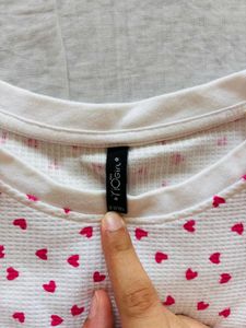 IOGirl Heart Print Top