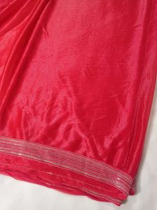 Elegant Red Saree - Timeless Grace