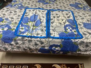 Floral Print Bedsheet with Pillow Covers
