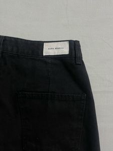 Black Denim Skirt