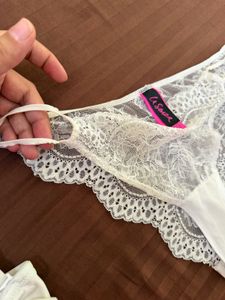 White Lace Bra &amp; Panty Set