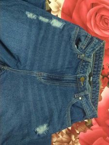 Stylish Ripped Blue Jeans for Women