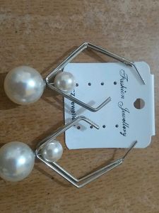 Elegant Pearl Drop Earrings