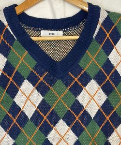 Argyle Knit Vest