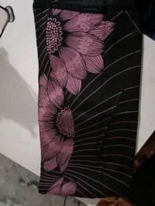 Black Floral dupatta