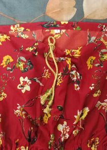 Boho Floral Print Off-Shoulder Dress