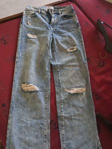 Ripped Denim Pants