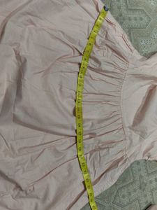 Zara Pink Puff Sleeve Mini Dress