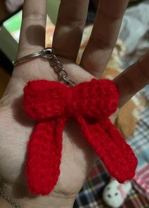 Crocheted Bow Keychain/Hair Clip Set[1-99]