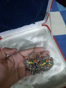 Boho Ethnic Jhumka Earrings