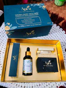 Aura Golden Glow Face Pack & Honey Serum