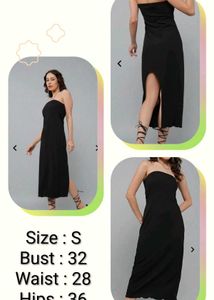 Chic Black Tube Dress
