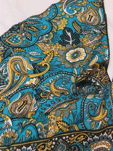 Boho Print Halter Neck Crop Top