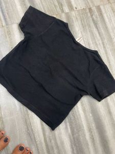 Black Crop Top