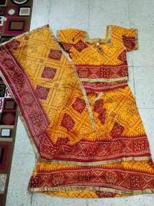Chundri print Lehenga Choli