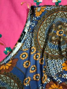 One-Shoulder Print Mini Dress