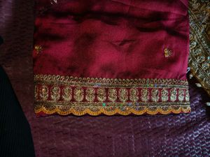 Brand New saree with heavy stitched blouse