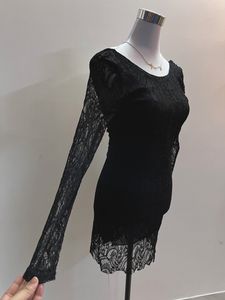 Net sleeves Dress
