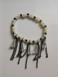 Boho Beaded Bracelet with Charms