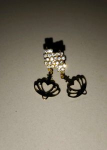 Brand new Elegant Gold-Tone Gemstone Earrings