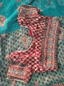 Embroidered  Saree