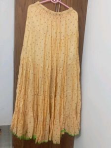 Flowy Tiered Ethnic Skirt