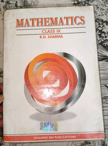USED R.D. Sharma Mathematics Class IX Textbook