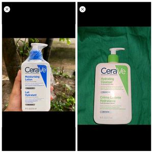 CeraVe  Cleanser and  lotion