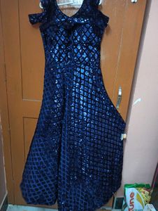 Stunning Blue Sequin Dress