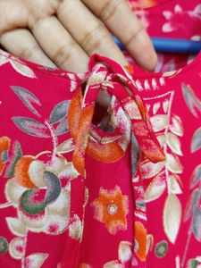 Vibrant Floral Print Kurta