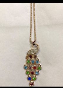 Peacock Pendant Necklace