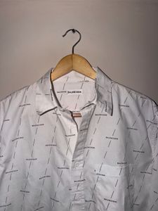 Balenciaga All Over Logo Shirt
