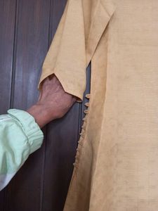 Elegant Mustard Beige Kurta