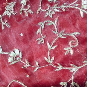 Elegant party wear unstiched suit, dress material