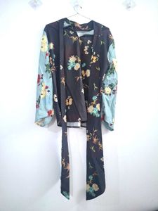 Boho Floral Kimono Jacket