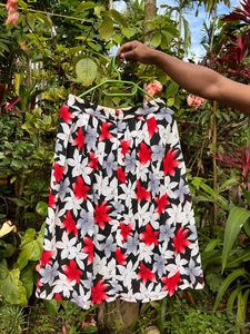 Floral Midi Skirt