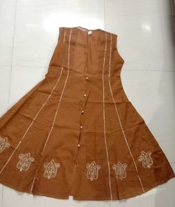 Stylish Brown Kurta Set