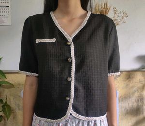 Chic Textured Button-Up Top