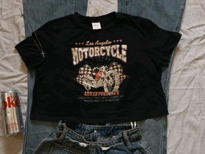 Los Angeles Motorcycle Graphic T-Shirt