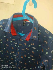 Boy's Stylish Printed Shirt