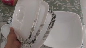 Stylish Square Dinnerware Set(melamine)