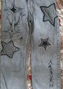 Y2K Star Grunge Baggy Jeans
