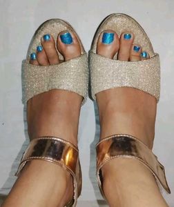 Sparkly silver Heels
