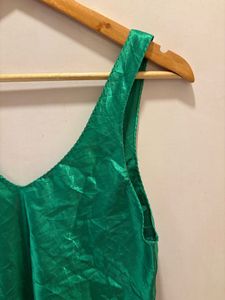 Emerald Green Beautiful satin Top